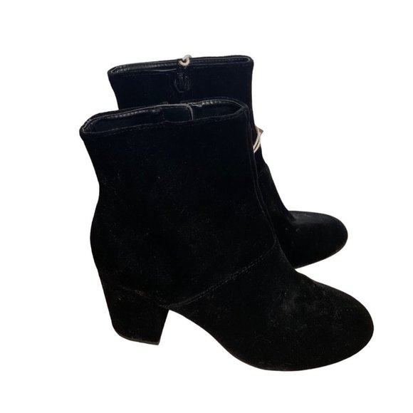 American Eagle Women's Black Suede Booties Size 8 - NWT - Picture 5 of 9